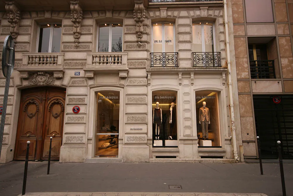 Jil Sander, Avenue Montaigne 56, Paris