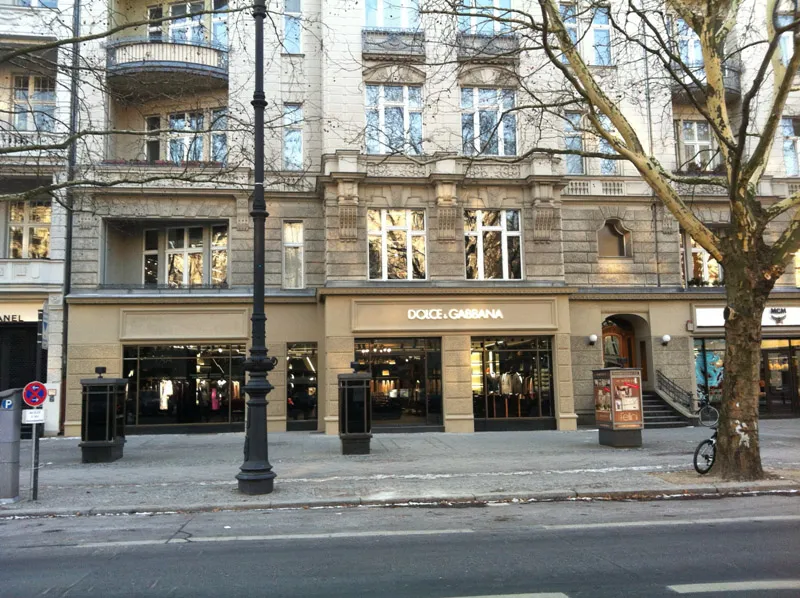 Dolce & Gabbana, Kurfürstendamm 187, Berlin – before
