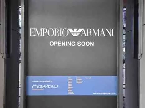 Armani, Friedrichstrasse 169, Berlin – during