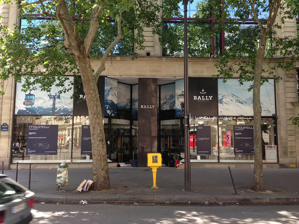 Bally / Omega, Boulevard des Capucines 35, Paris – during