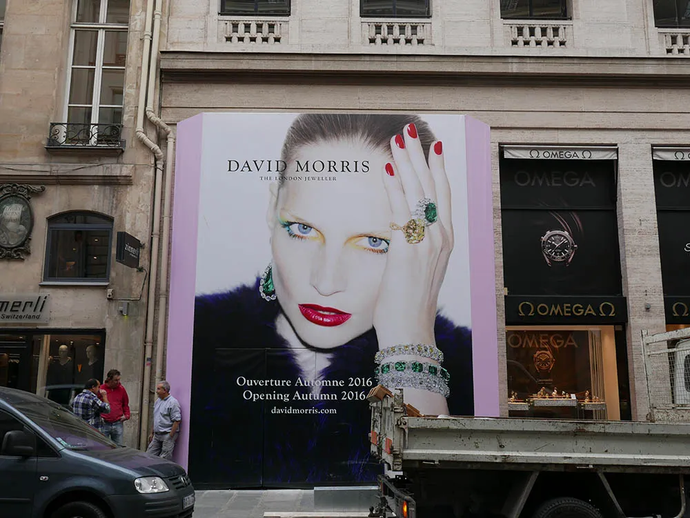 David Morris, Rue Saint-Honoré 364, Paris – during