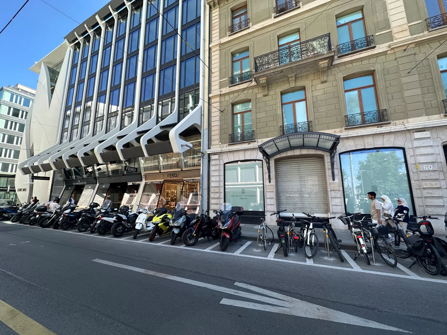 Brunello Cucinelli, 60 Rue du Rhône, Geneva – during
