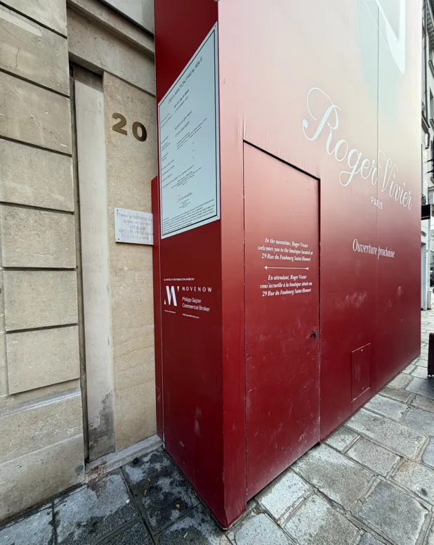 Roger Vivier, 20 Rue du Faubourg Saint-Honoré, Paris